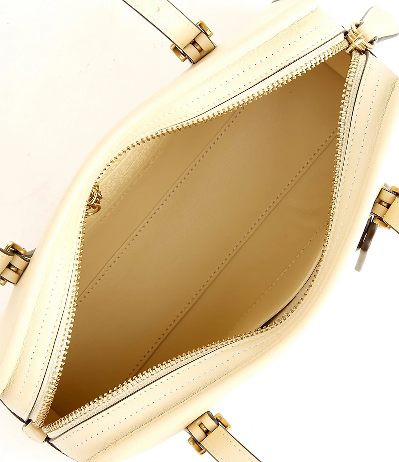 COACH Swing Zip Buckle Detail Satchel Bag