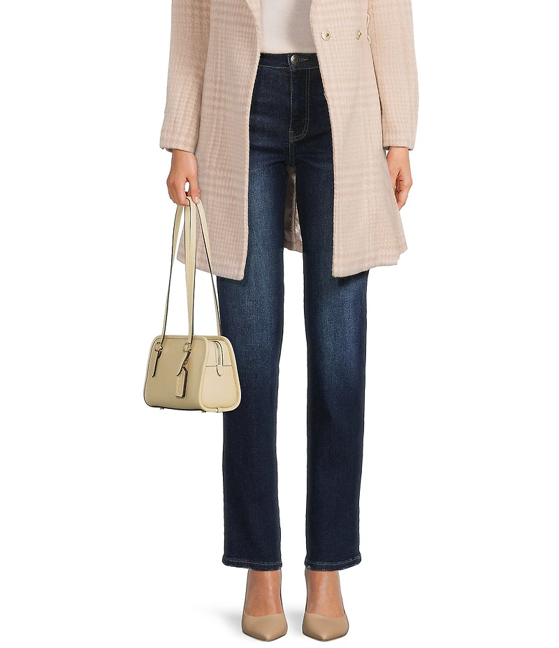 COACH Swing Zip Buckle Detail Satchel Bag