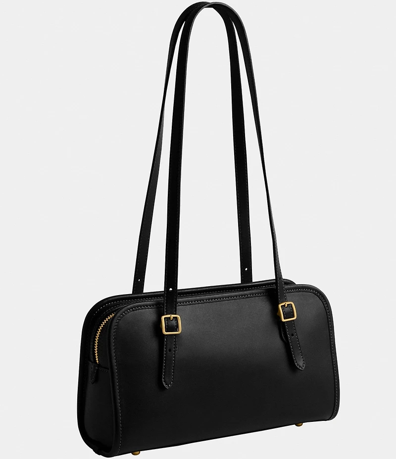 COACH Swing Zip Buckle Detail Satchel Bag