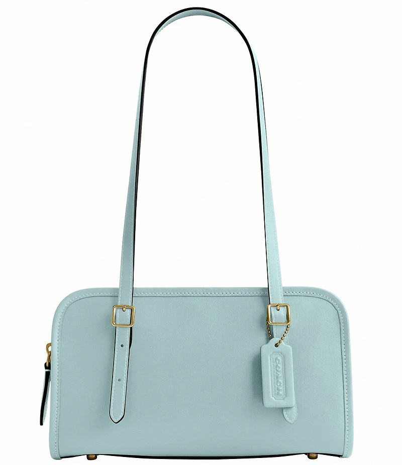 COACH Swing Zip Buckle Detail Satchel Bag