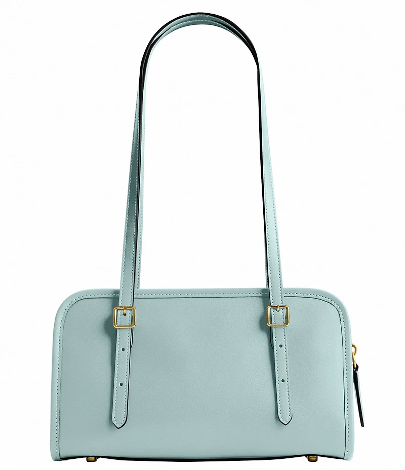 COACH Swing Zip Buckle Detail Satchel Bag
