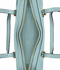 COACH Swing Zip Buckle Detail Satchel Bag