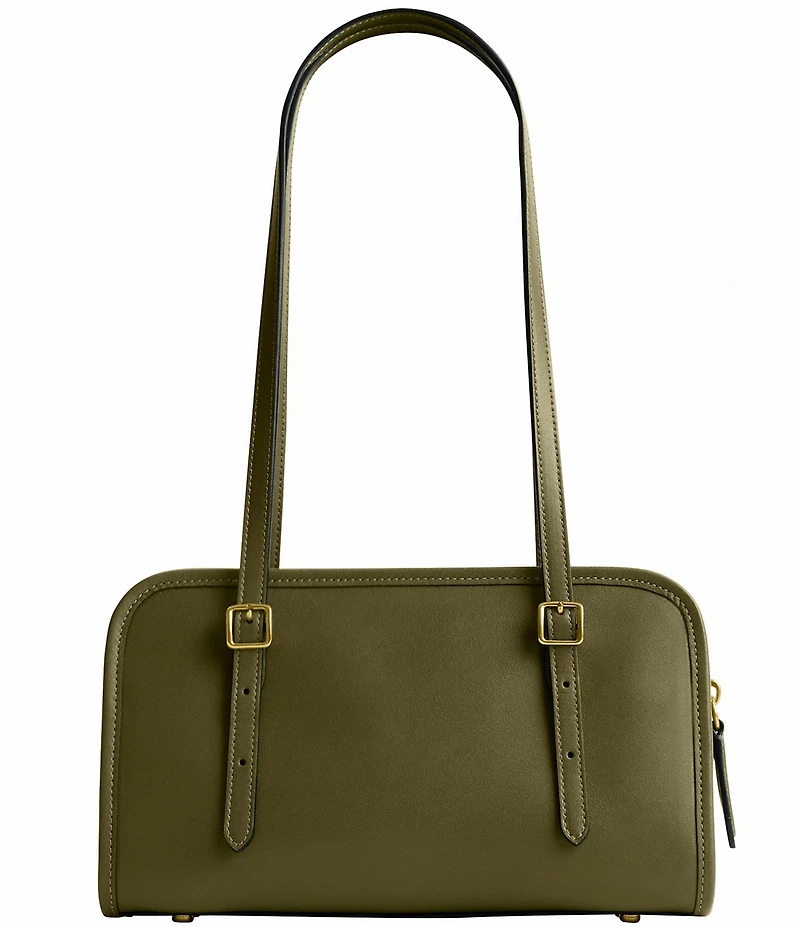COACH Swing Zip Buckle Detail Satchel Bag