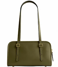 COACH Swing Zip Buckle Detail Satchel Bag