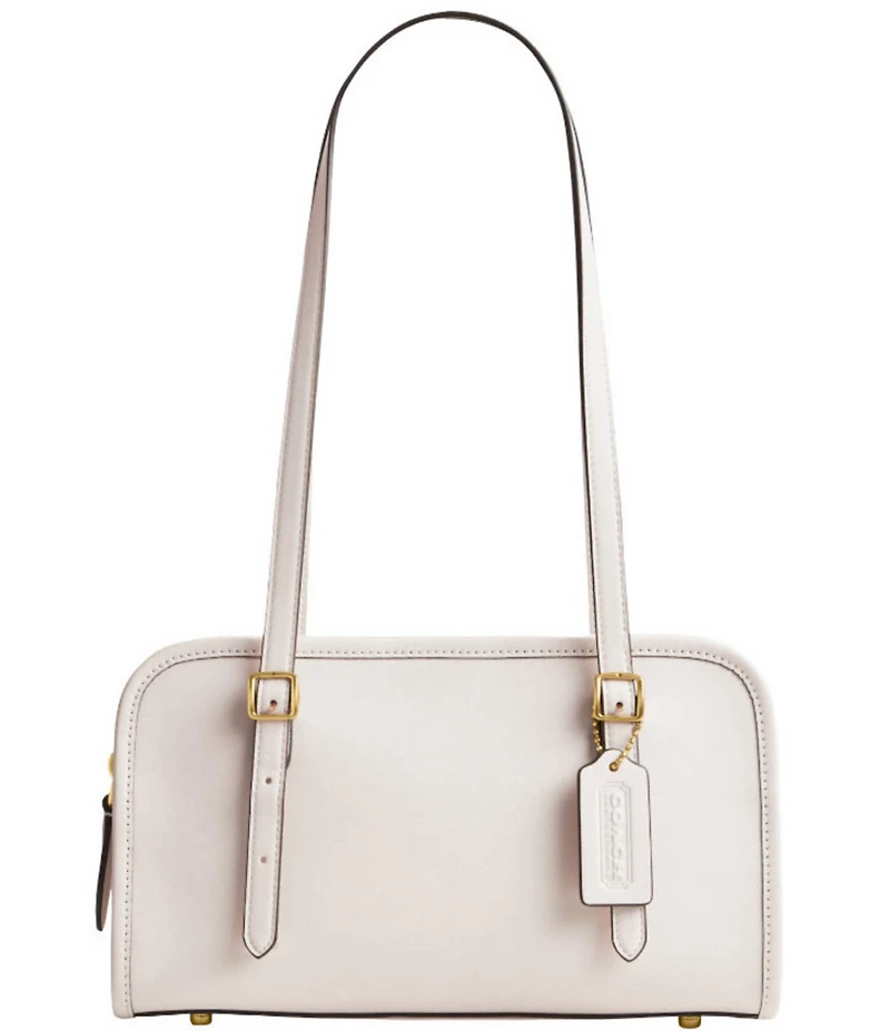 COACH Swing Zip Buckle Detail Satchel Bag