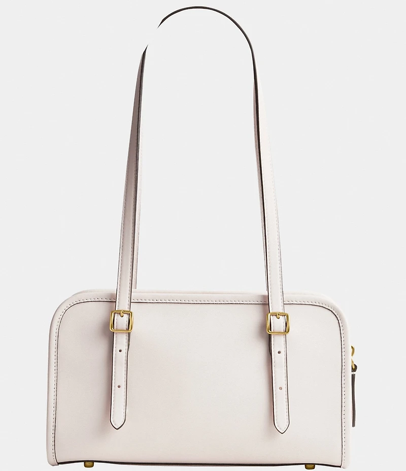 COACH Swing Zip Buckle Detail Satchel Bag