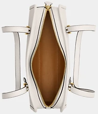 COACH Swing Zip Buckle Detail Satchel Bag