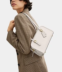 COACH Swing Zip Buckle Detail Satchel Bag