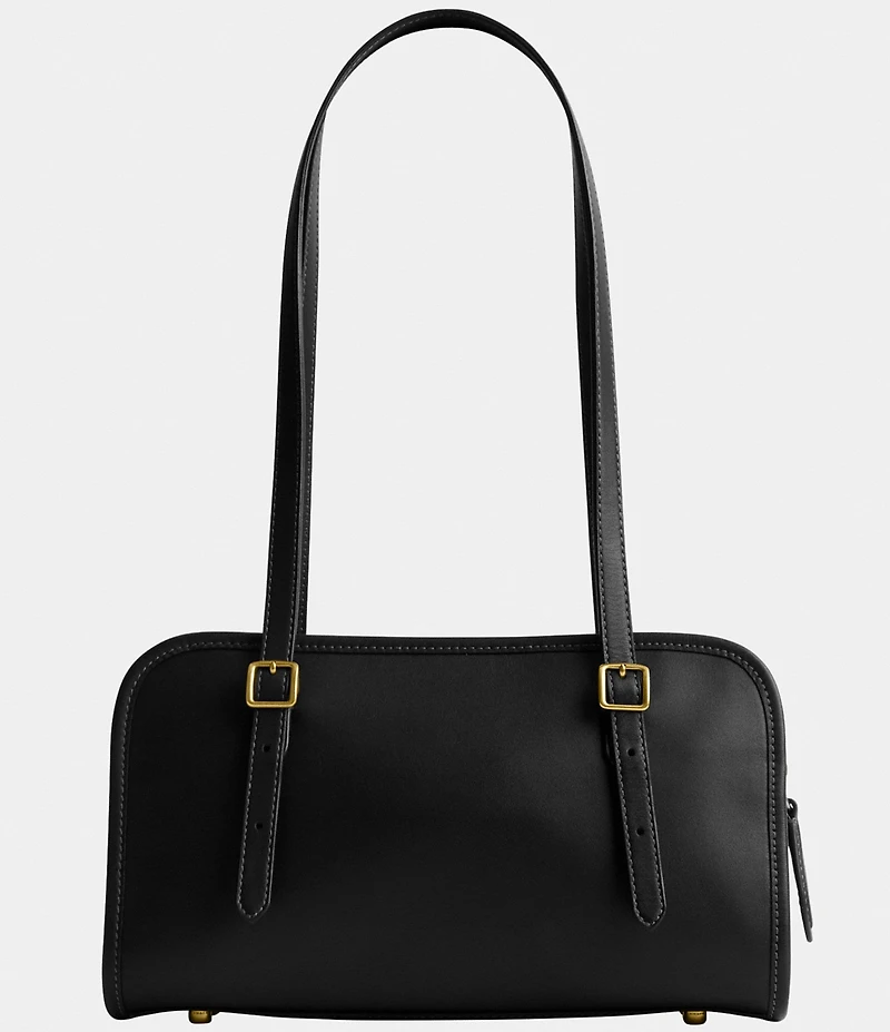 COACH Swing Zip Buckle Detail Satchel Bag