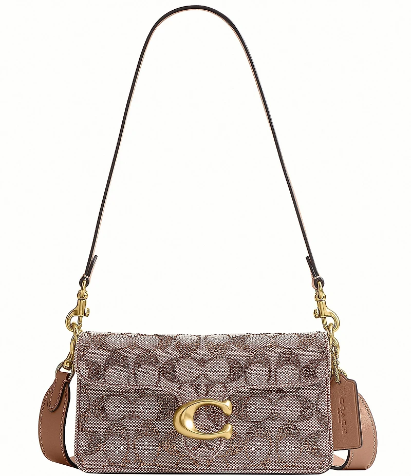 COACH Tabby 20 Crystal Soft Signature Jacquard Shoulder Bag