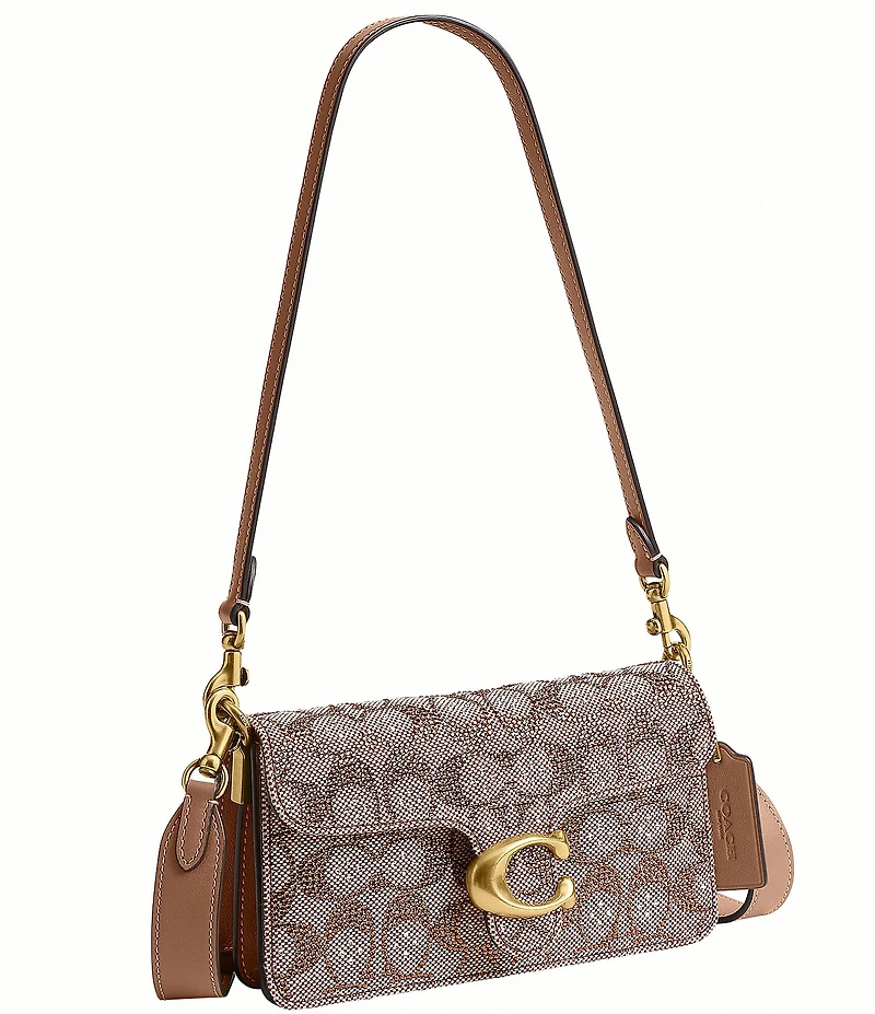 COACH Tabby 20 Crystal Soft Signature Jacquard Shoulder Bag