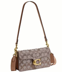 COACH Tabby 20 Crystal Soft Signature Jacquard Shoulder Bag