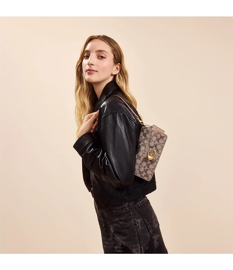 COACH Tabby 20 Crystal Soft Signature Jacquard Shoulder Bag