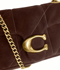 COACH Tabby 20 Quilted Soft Suede Shoulder Bag