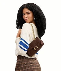 COACH Tabby 20 Quilted Soft Suede Shoulder Bag