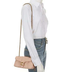 COACH Tabby 20 Quilted Leather Chain Strap Convertible Shoulder Bag