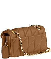 COACH Tabby 20 Quilted Leather Chain Strap Convertible Shoulder Bag