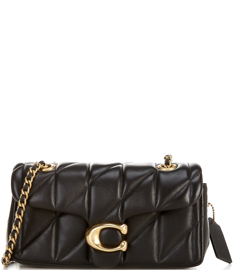 COACH Tabby 20 Quilted Leather Chain Strap Convertible Shoulder Bag