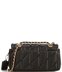 COACH Tabby 20 Quilted Leather Chain Strap Convertible Shoulder Bag