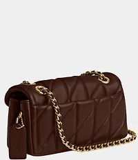 COACH Tabby 20 Quilted Leather Chain Strap Convertible Shoulder Bag