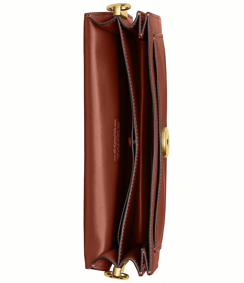 COACH Tabby 26 Natural Grain Leather Shoulder Bag