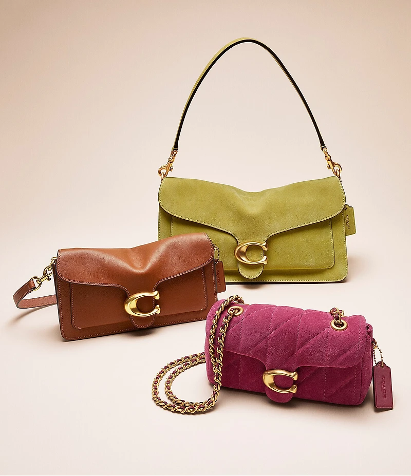 COACH Tabby Natural Grain Chain Shoulder Bag 26