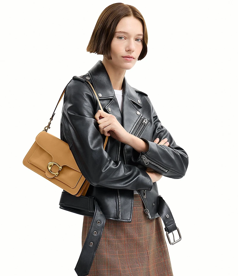 COACH Tabby Natural Grain Chain Shoulder Bag 26