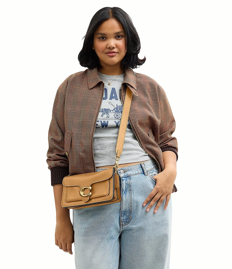 COACH Tabby Natural Grain Chain Shoulder Bag 26