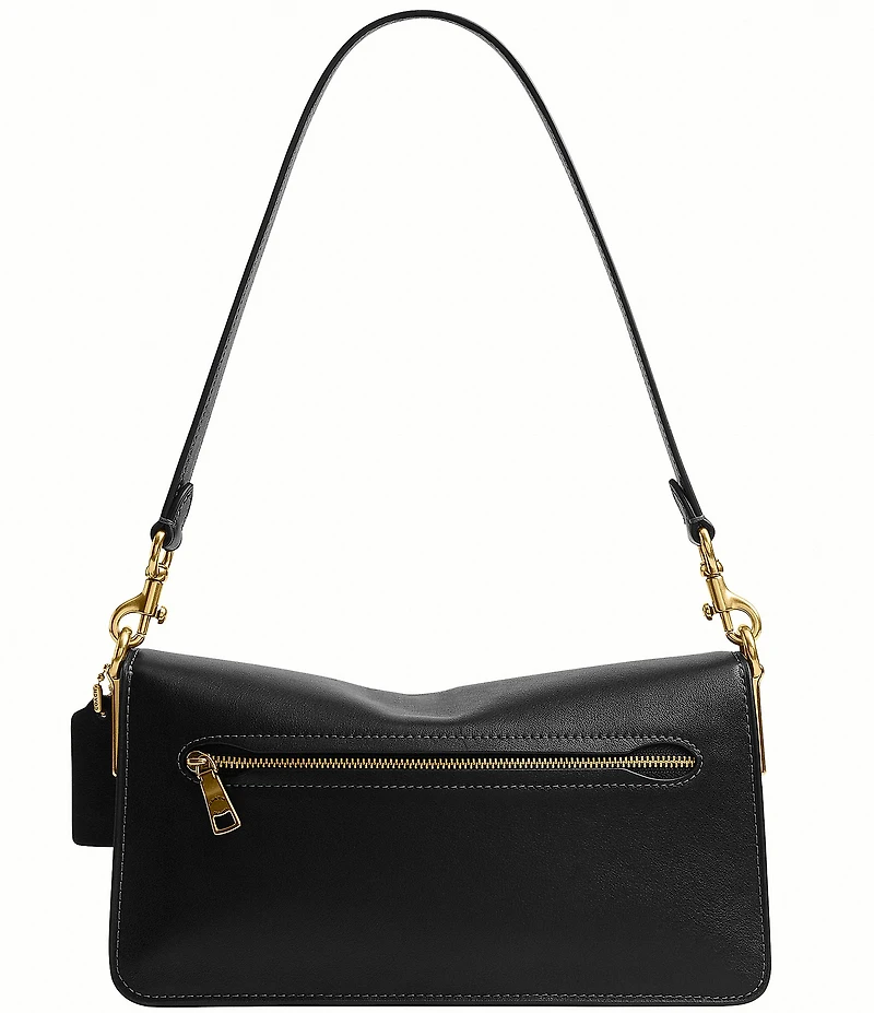 COACH Tabby 26 Natural Grain Leather Shoulder Bag