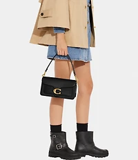 COACH Tabby 26 Pebble Leather Gold Tone Shoulder Crossbody Bag