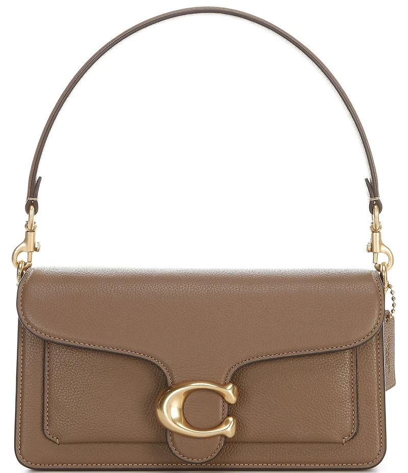 COACH Tabby 26 Pebble Leather Gold Tone Shoulder Crossbody Bag