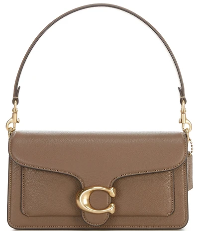COACH Tabby 26 Pebble Leather Gold Tone Shoulder Crossbody Bag