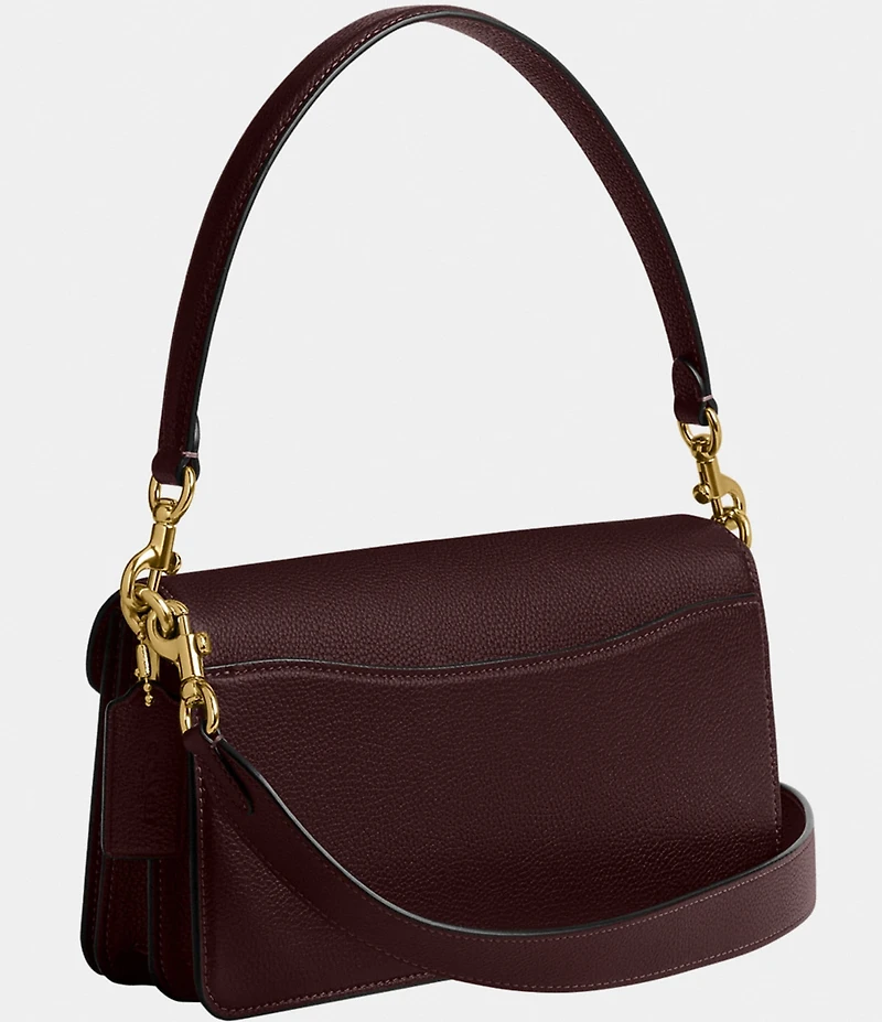 COACH Tabby 26 Pebble Leather Gold Tone Shoulder Crossbody Bag