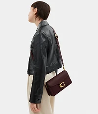 COACH Tabby 26 Pebble Leather Gold Tone Shoulder Crossbody Bag