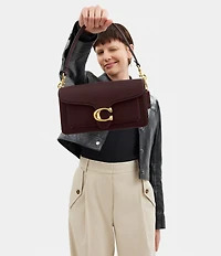 COACH Tabby 26 Pebble Leather Gold Tone Shoulder Crossbody Bag
