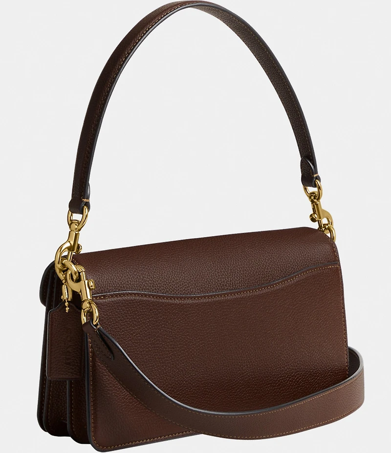 COACH Tabby 26 Pebble Leather Gold Tone Shoulder Crossbody Bag