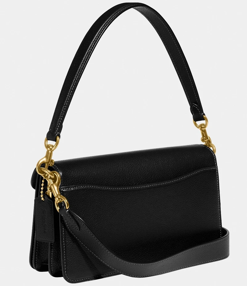 COACH Tabby 26 Pebble Leather Gold Tone Shoulder Crossbody Bag