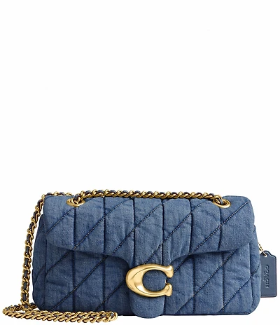 COACH Tabby 26 Quilted Denim Shoulder Bag