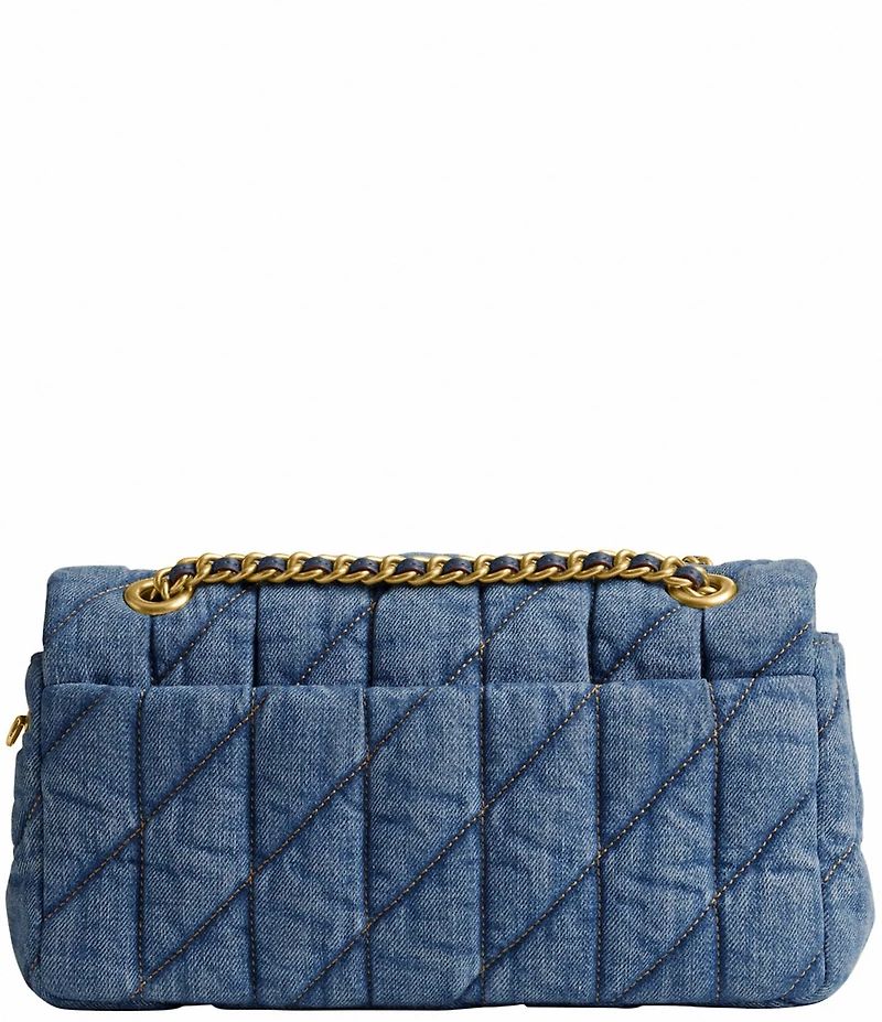 COACH Tabby 26 Quilted Denim Shoulder Bag