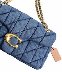 COACH Tabby 26 Quilted Denim Shoulder Bag