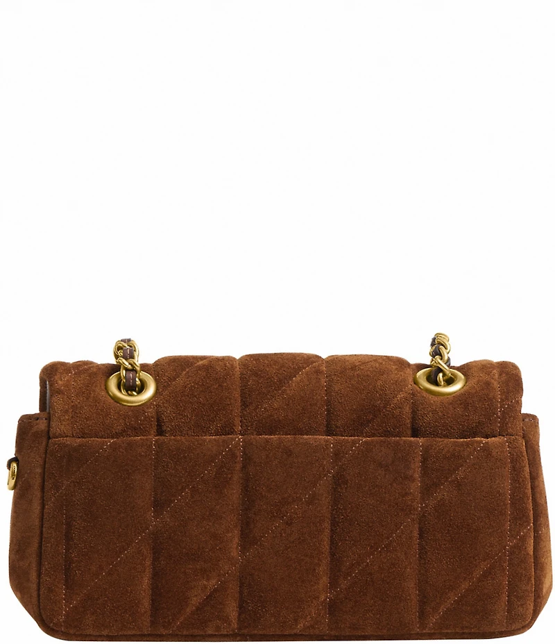 COACH Tabby 20 Quilted Suede Convertible Shoulder Bag