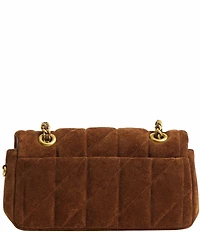 COACH Tabby 20 Quilted Suede Convertible Shoulder Bag