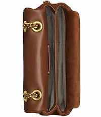 COACH Tabby 20 Quilted Suede Convertible Shoulder Bag
