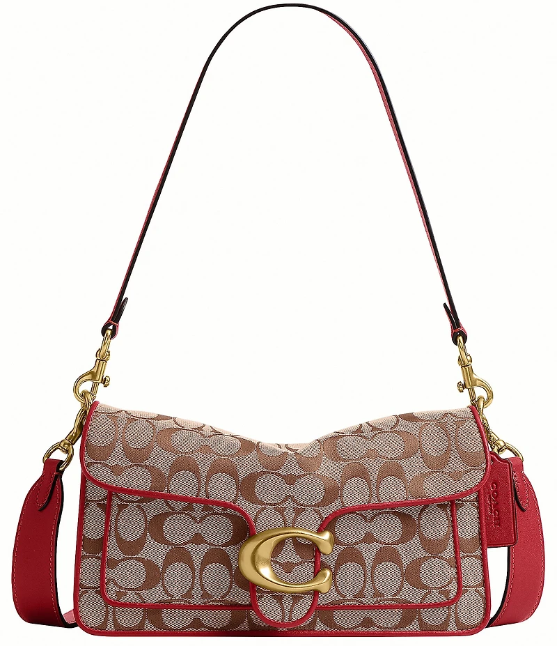 COACH Tabby 26 Signature Jacquard Shoulder Bag
