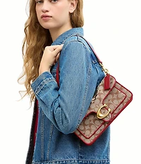 COACH Tabby 26 Signature Jacquard Shoulder Bag