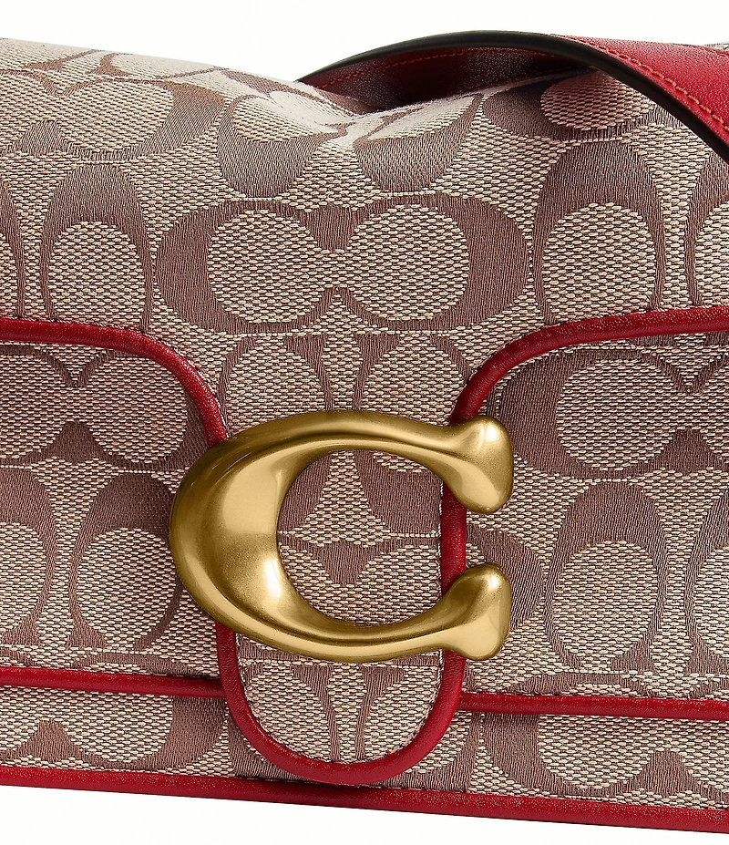 COACH Tabby 26 Signature Jacquard Shoulder Bag