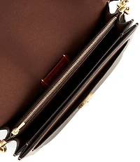 COACH Tabby 26 Signature Logo Coated Canvas Shoulder Bag