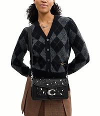 COACH Tabby 26 W Crystal Shoulder Bag