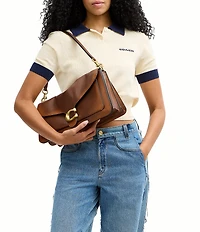 COACH Tabby 36 Loved Leather Shoulder Bag