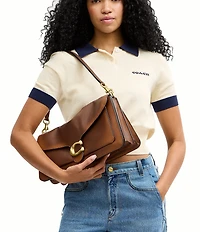 COACH Tabby Loved Leather Shoulder Bag
